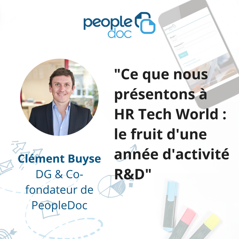 #HRTechWorld - Retour sur la keynote de Clément Buyse
